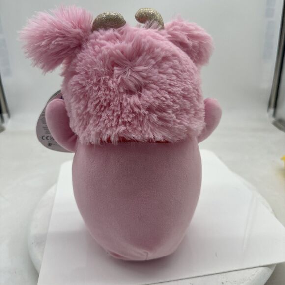 Squishmallows 10" HugMees Brina the Bigfoot with Scarf Christmas - Picture 3 of 7